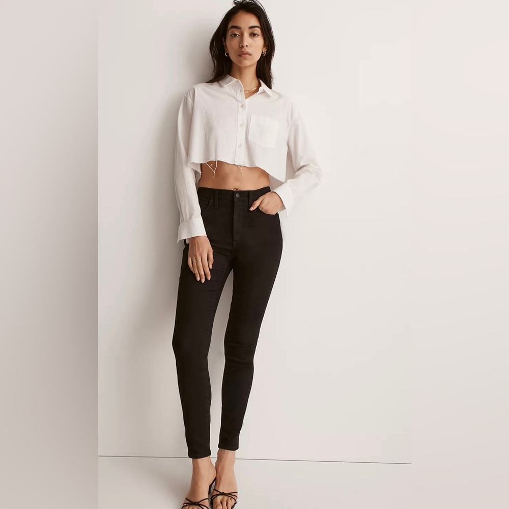 Black madewell high waist skinny jeans. 10 inch. Size 26.